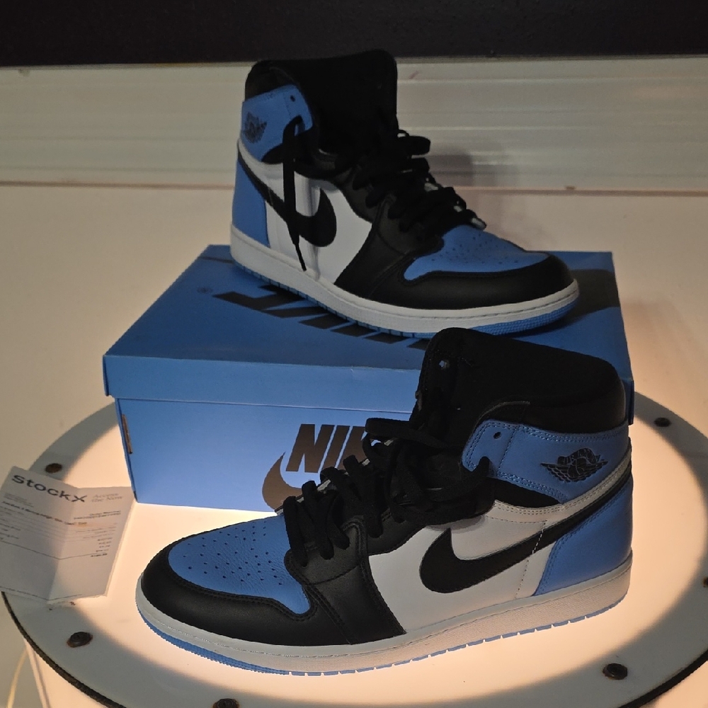 Nike Air Jordan Sneakers Black and Blue